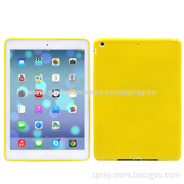 TPU Back Covers for iPad Air, Lightweight and Tear-resistant Features, Available in Various Colors
